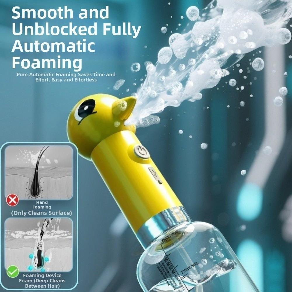 Rechargeable Pet Bathing Foaming Machine Cartoon Dog Soap Sprayer  Outdoor Washing