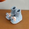 Buty Jesień/Zima dla Niemowląt i Małych Dzieci: Ciepłe, Bawełniane, Antypoślizgowe, Wzór Kreskówkowy, Wiatroszczelne, dla Dzieci w Wieku 0-1 Lat