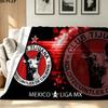 Tijuana Logo Print Flannel Blanket High Quality Warm Comfortable Cover for All Seasons Perfect for Gifts Home Decor