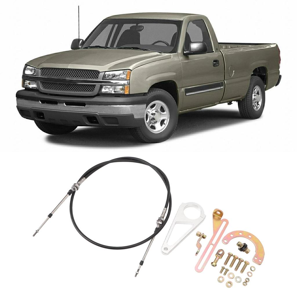 Kit de Articulação de Câmbio por Cabo na Coluna Alta Resistência ACA 1804 para Transmissões TH350 TH400 700R4 TH200 2004R 4L80E