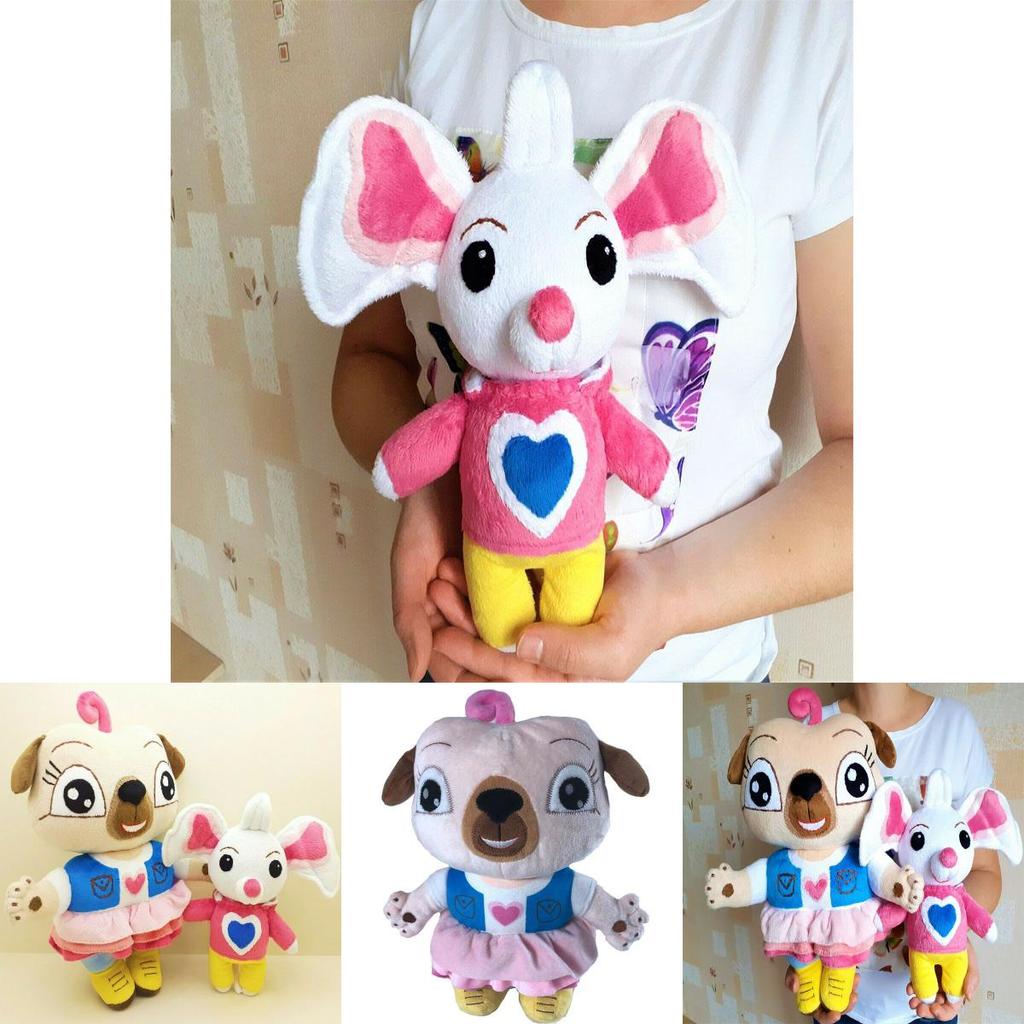 Snuggly Chip And Potato Plush Toy Set Pug Mouse Doll