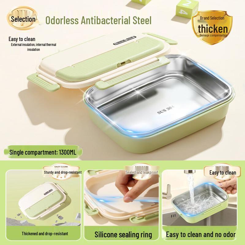 Youluo 304 Stainless Steel Microwaveable Insulated Bento Box