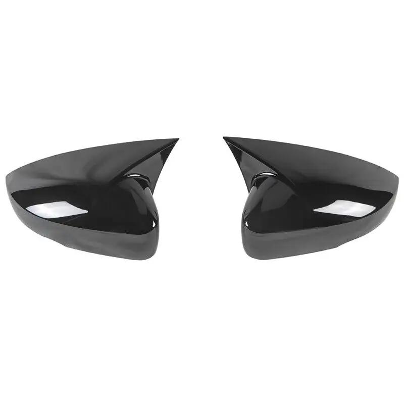 

For Volkswagen VW Polo MK5 2014-2017 Rearview Side Door Wing Mirror Cover Sticker Cap Case Shell Trim Exterior Accessories Gloss Black