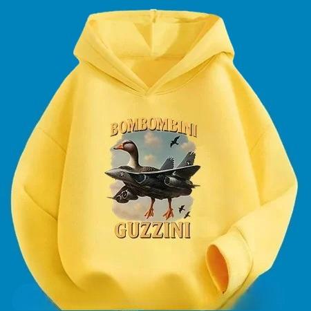 Autumn Winter Brainrot Kids Hoodies Cartoon Pattern Children Sweatshirt Tung Tung Sahur Casual Long Sleeve Tops Youth Clothing