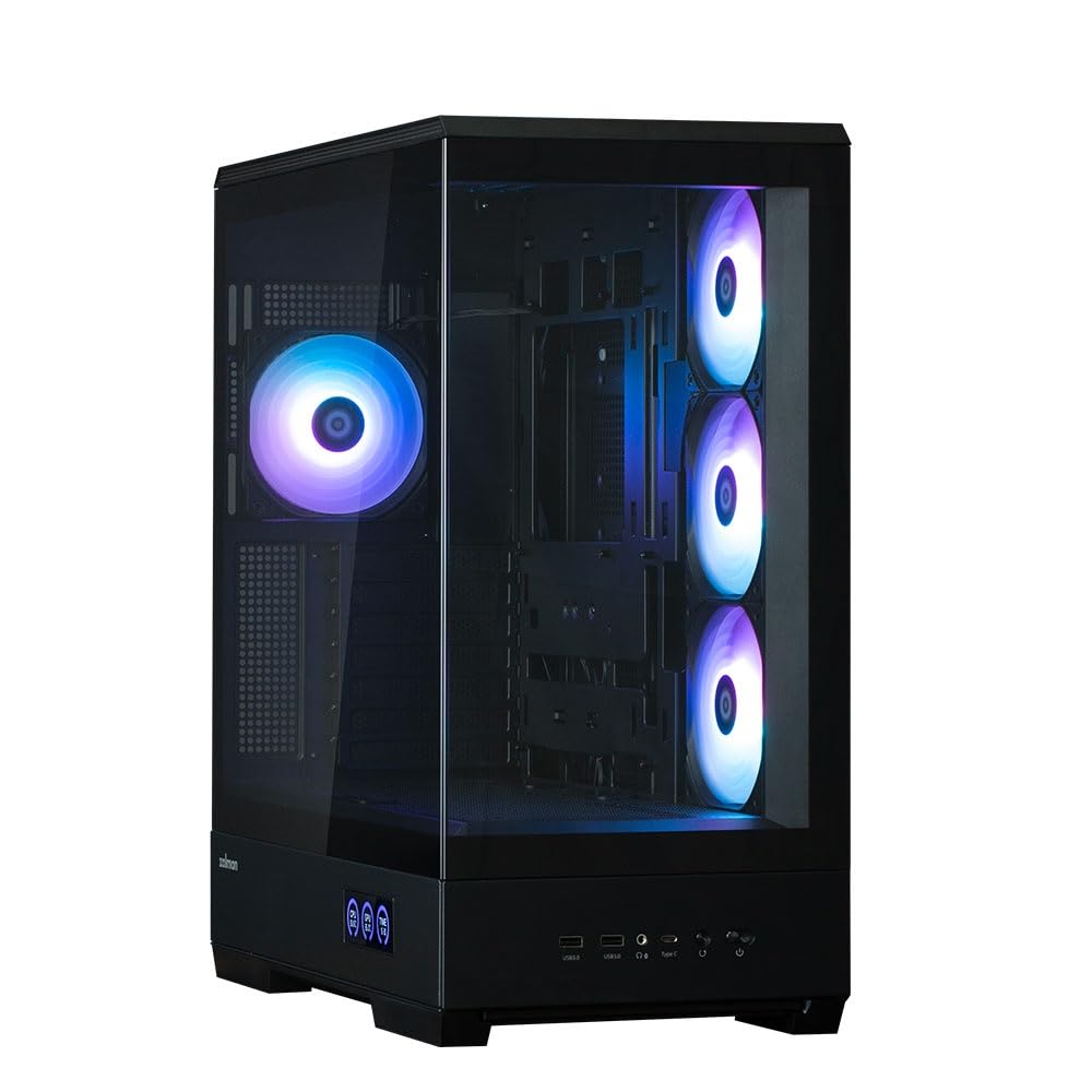 

ZALMAN P50 DS Black ATX Compatible Middle Tower PC Case Black CS9074