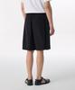 Musinsa Standard Solotex One-Pleat Wide Comfort Elastic Waist Shorts [Black]