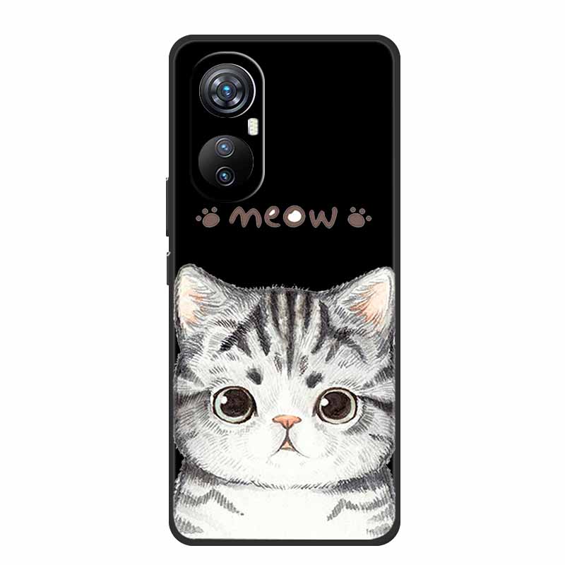 Coque For Blackview A200 Pro Case Cute Cartoon Black Silicone Soft Phone Cases For Blackview A200 Pro Back Cover Case A200Pro