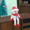 S-1 Pc Creative Christmas Toys 3D Print Christmas Santa Claus Snowman Elk Joints Movable Doll Ornament Holiday Gift
