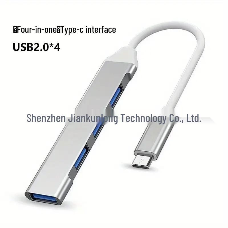 Cross Multi-functional Type-C Docking Station: 4-in-1 USB 3.0 Hub for Computers