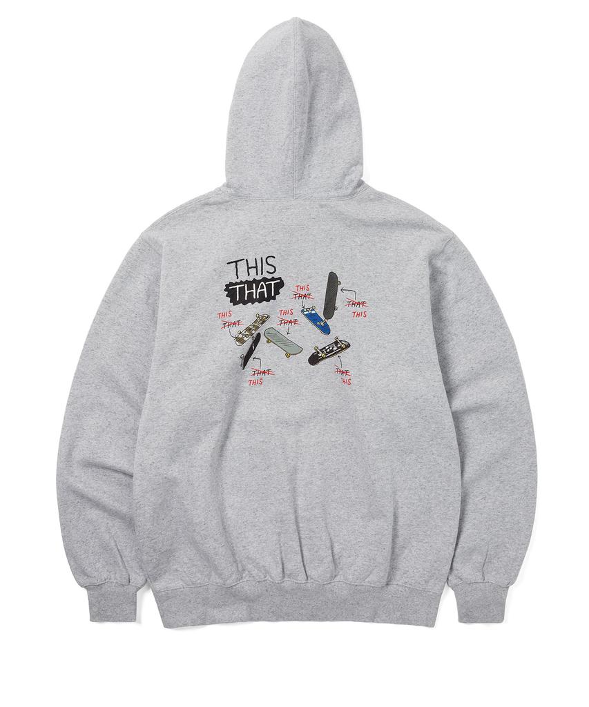 Thisthat Skate Hoodie Heather Gray