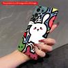 2DFlat Samsung Phone Case Cute Bunny Cartoon Pattern Phone Case Applicable To Galaxy S22 S23 S24 S25ULTRA S26 A12 A13 A14 A15 A16  A34 A35 A54 A55