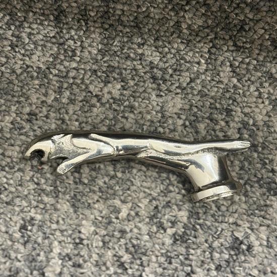 Classic Style Jaguar Handle Black Wooden Walking Stick Cane