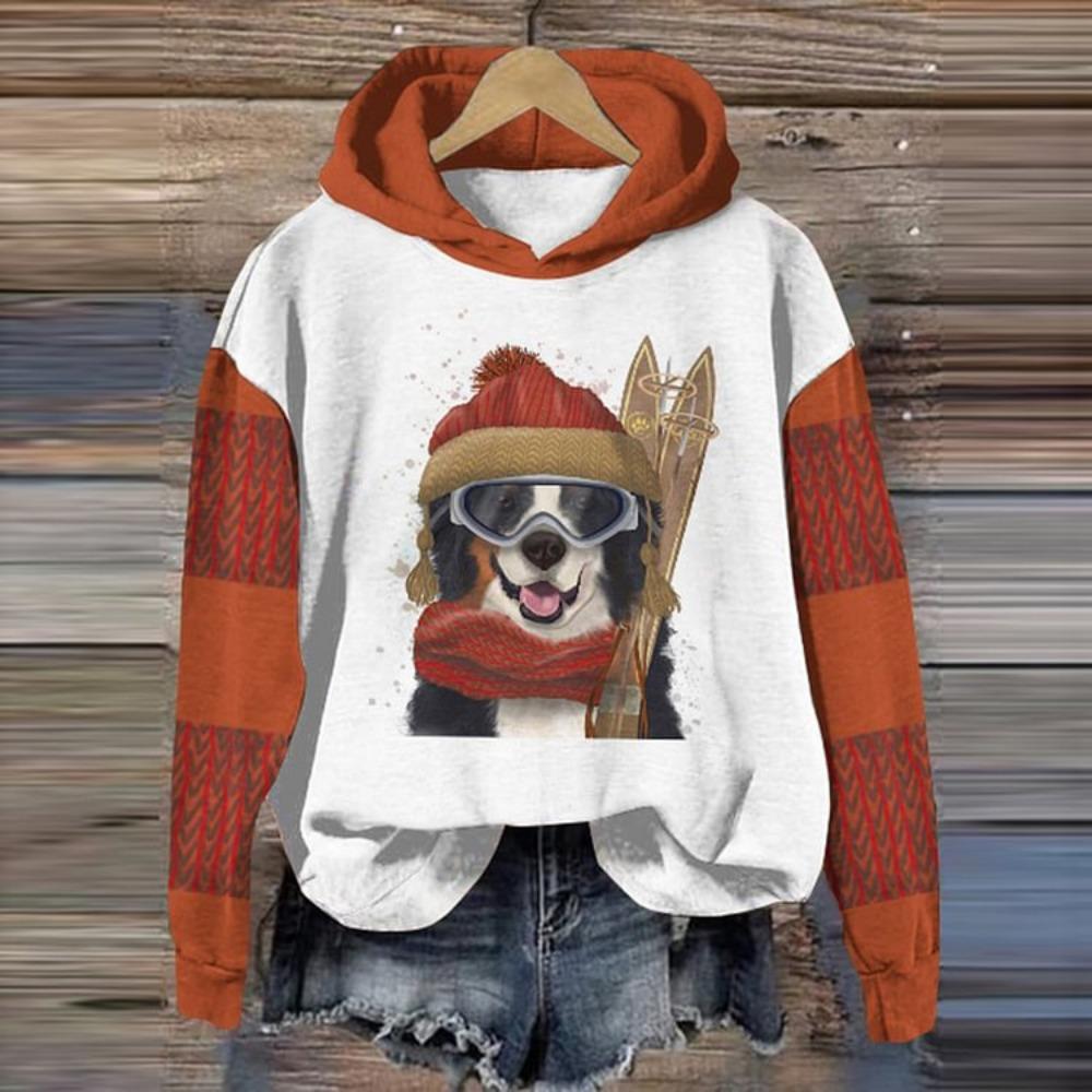 Sudadera con capucha para mujer, divertida sudadera con estampado de animales de gato kawaii para hombre, sudaderas, ropa femenina, jerséis unisex casuales de manga larga