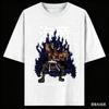 One Piece Anime Kaidou Druck Oversized Baumwoll-T-Shirt Unisex Und Unisex Harajuku Trend Y2k Lässig Sommer Schweißabsorbierendes T-Shirt