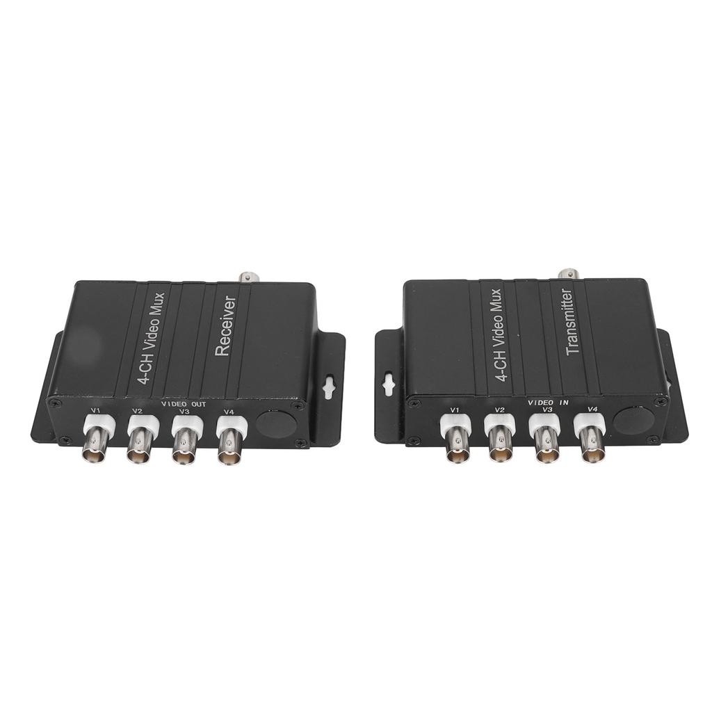 4 Channel Video Multiplexer Interference Resistant 4 HD Video to Coaxial Cable Multiplexer Transmitt