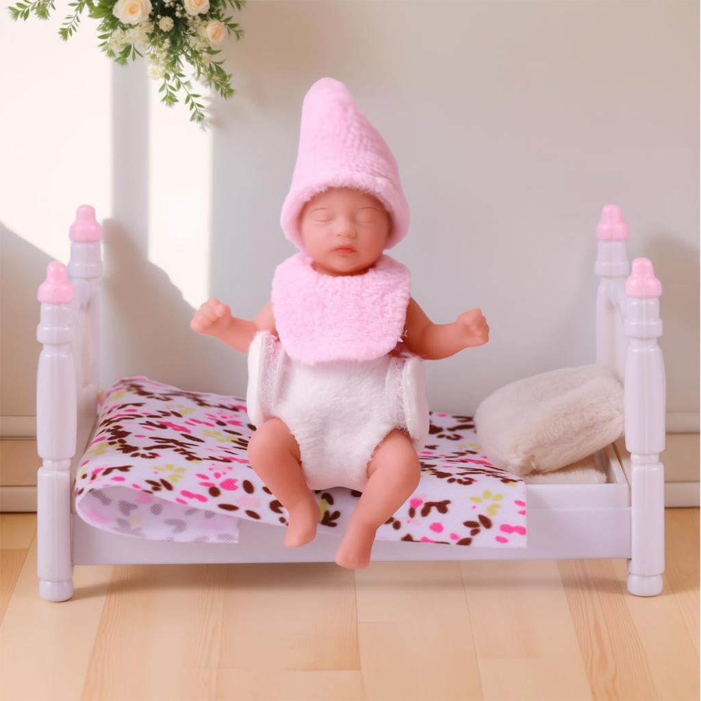 3 Inch Silicone Baby Doll Realistic Newborn Model For Photography Props And Teaching Aids