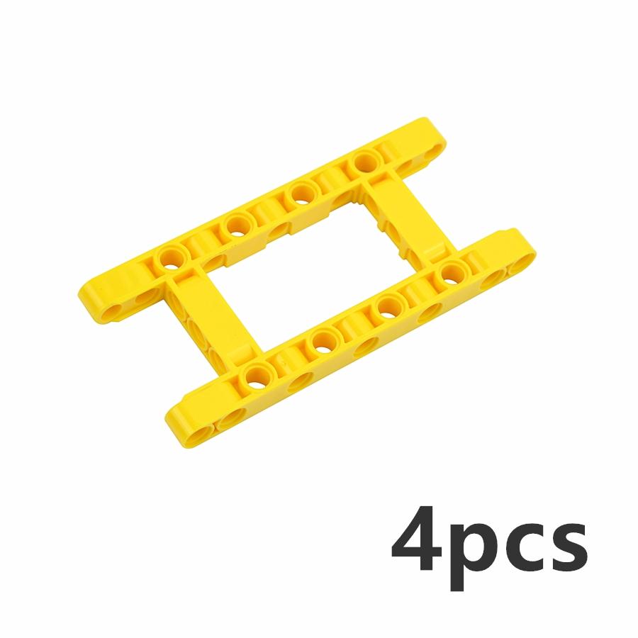 MOC High-tech Liftarm Beam Frame 64178 64179 Accessory Thick Building Blocks Modified Open Center Hole Arm 5x11 5x7 Bricks