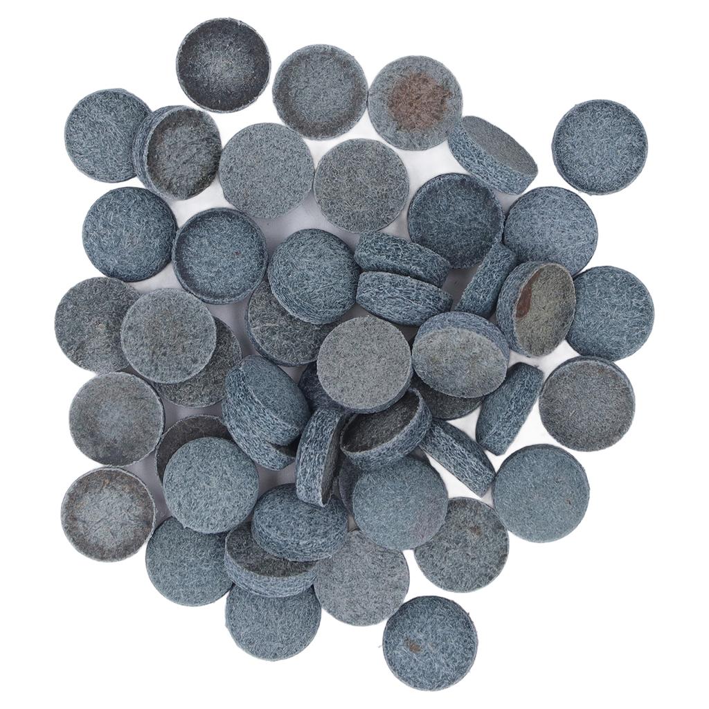 50PCS Billiard Pool Cue Tips PU Stick Tips Replacement for Pool Cues and Snooker Accessories