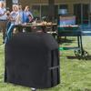 Waterproof 420D Oxford Outdoor BBQ Grill Cover with Sun and Wind Protection