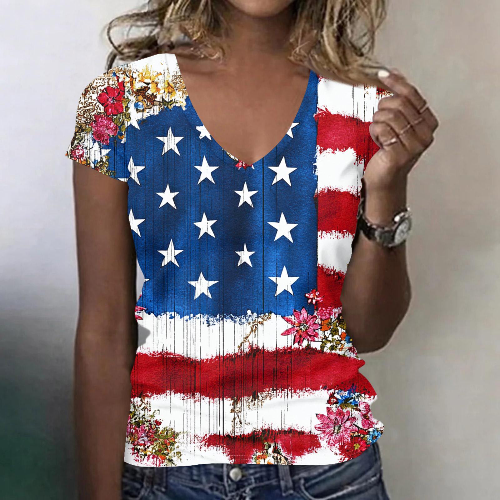 

Women s V-neck Pleated Loose Ruffle Short-Sleeved Lightweight Casual Work Tops Women XL