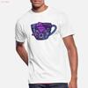 Astronaut Space Tea Mug Aesthetic T Shirt Vintage Fashion Graphic Streetwear Breathable Soft Homme Unisex Stretched