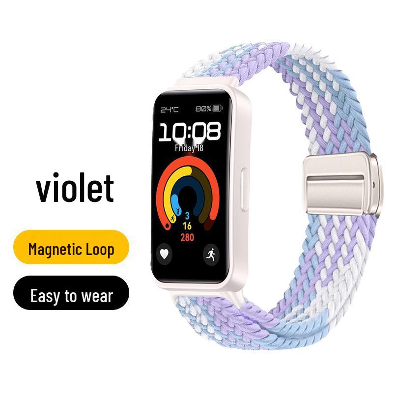 Huawei Band 10 Nylon Woven Strap with Magnetic Buckle for Smart Band 8/9