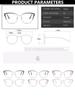 New Fashion Women Glasses Frame Vintage Cat Eye Frame Blue Light Blocking Eyeglasses Glasses Eyeglasses Frame For Women