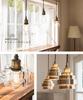 Ampoule Ressio Ratio Pendant Light, 1 Light, E26 Bulb Sold Separately, Antique Gold, Retro Vintage Cafe Style, 1 Piece