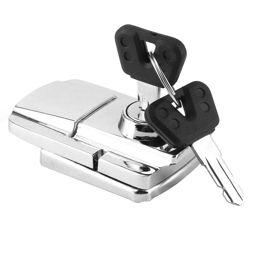 Motorcycle Rear Trunk Lock Anti?Theft with 2 Keys Modification Accessories Fit for Big Sheep