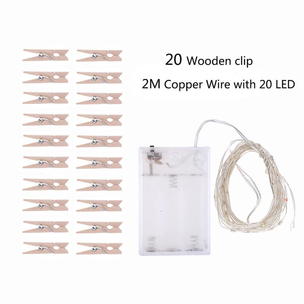 Buy Photo Clip LED String With Clips For Hanging Picture Party Wedding