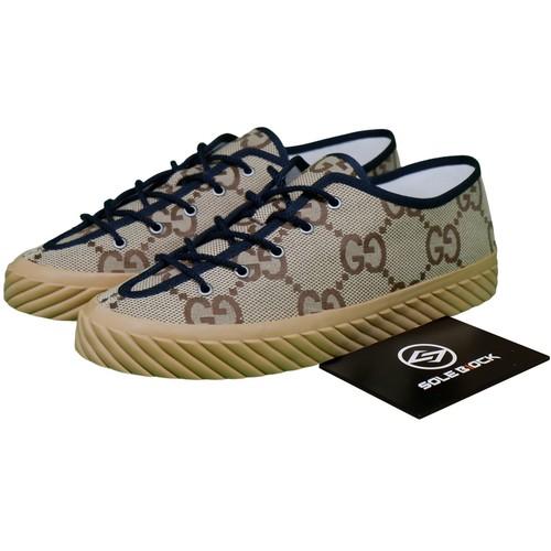 

Gucci GG Canvas Casual Fashion Sneakers Men s Brown 703031 UKOH0 2590 EU 46 коричневый