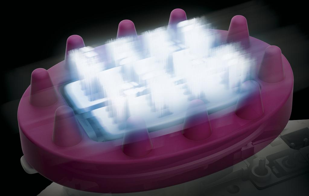 Panasonic Electric Scalp Brush, Sonic Vibration Cleansing Type, Vivid Pink, EH-HM27-VP