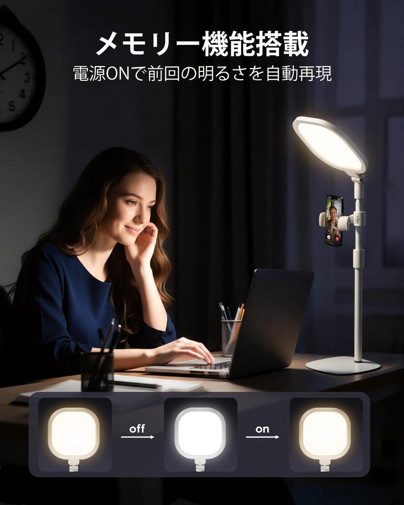 LitONES Ring Light, Actress Light, Desktop Lighting, Photography Light, Surface Emitting, Non-Glare, Streaming Light, Photo Shoot Light, Desk Light, W