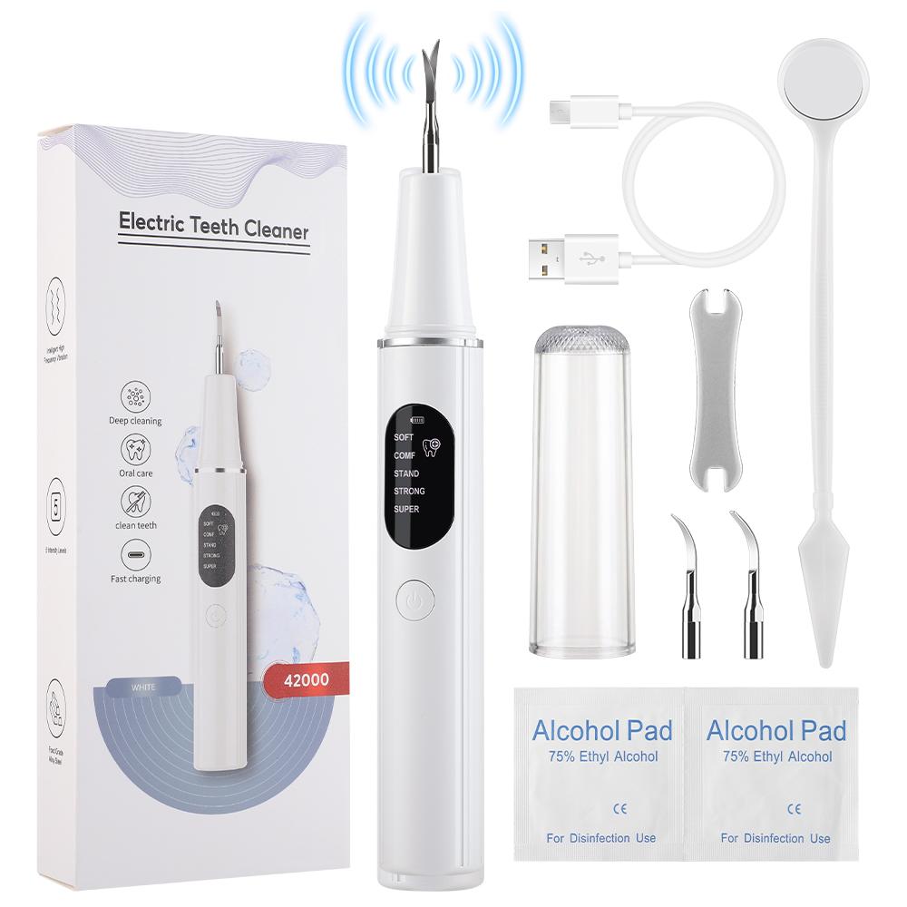 Electric Ultrasonic Dental Scaler 5 Modes Calculus Oral Tartar Remover Tooth Stain Cleaner Teeth Whitening Oral Care