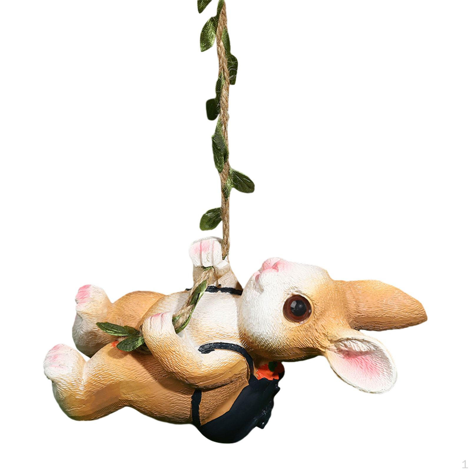 

Очаровательная фигурка кролика для домашнего декора - скульптура кролика из смолы Floor Bunny