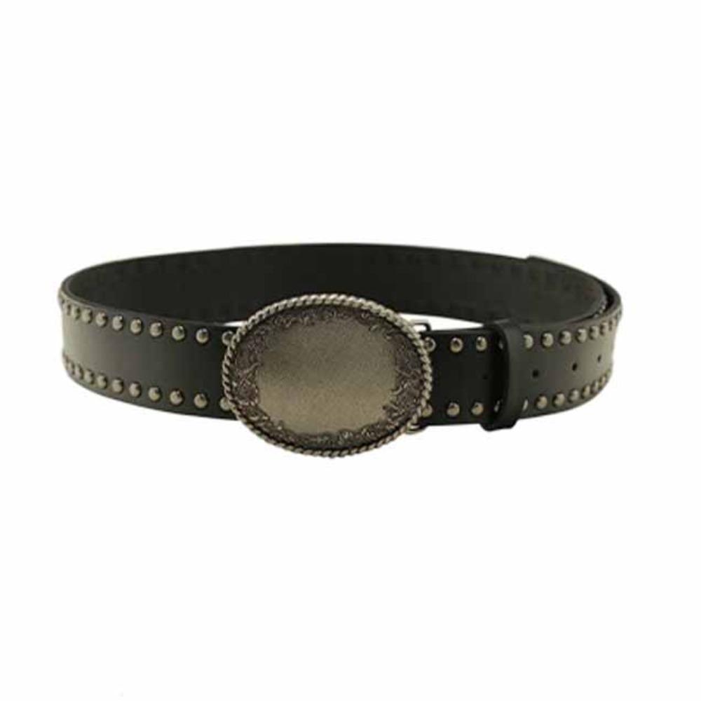 Zinc Zinc Alloy Punk Style Belt Metal Buckle Jeans Waistband Casual Retro Rivet Waist Belt  Spicy Girl