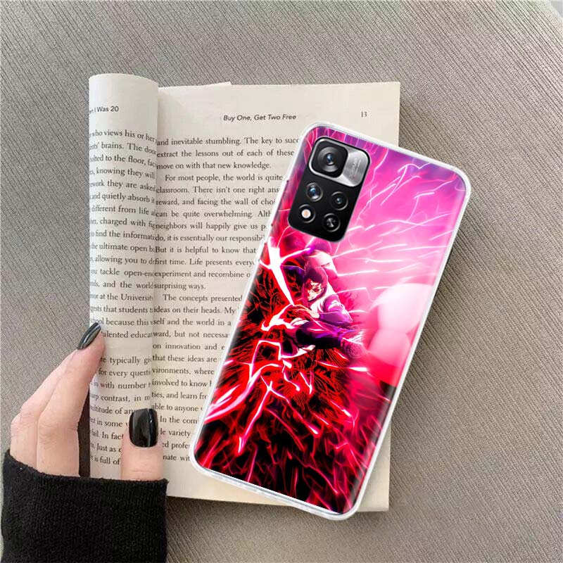 Blue Lock Anime Phone Case For Redmi Note 13 12 Pro Plus 14 15 Pro 5G 11 11T 11E 11S 10 Pro 10S 9 9S Cover Cell Clear TPU Capa C