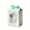 15pcs Green Gift Packing Box with Transparent Window Party Favor Boxes Vintage Kraft Paper Treat Holders for Weddings Celebrations & Birthdays