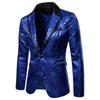 Men's Casual Business Wedding Long Sleeve Buttons Slim Fit Suit Coat Jacket