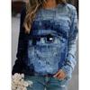PEYWOW Women's Fashion Casual O-Neck Long Sleeve  Autumn Winter Hoodie
