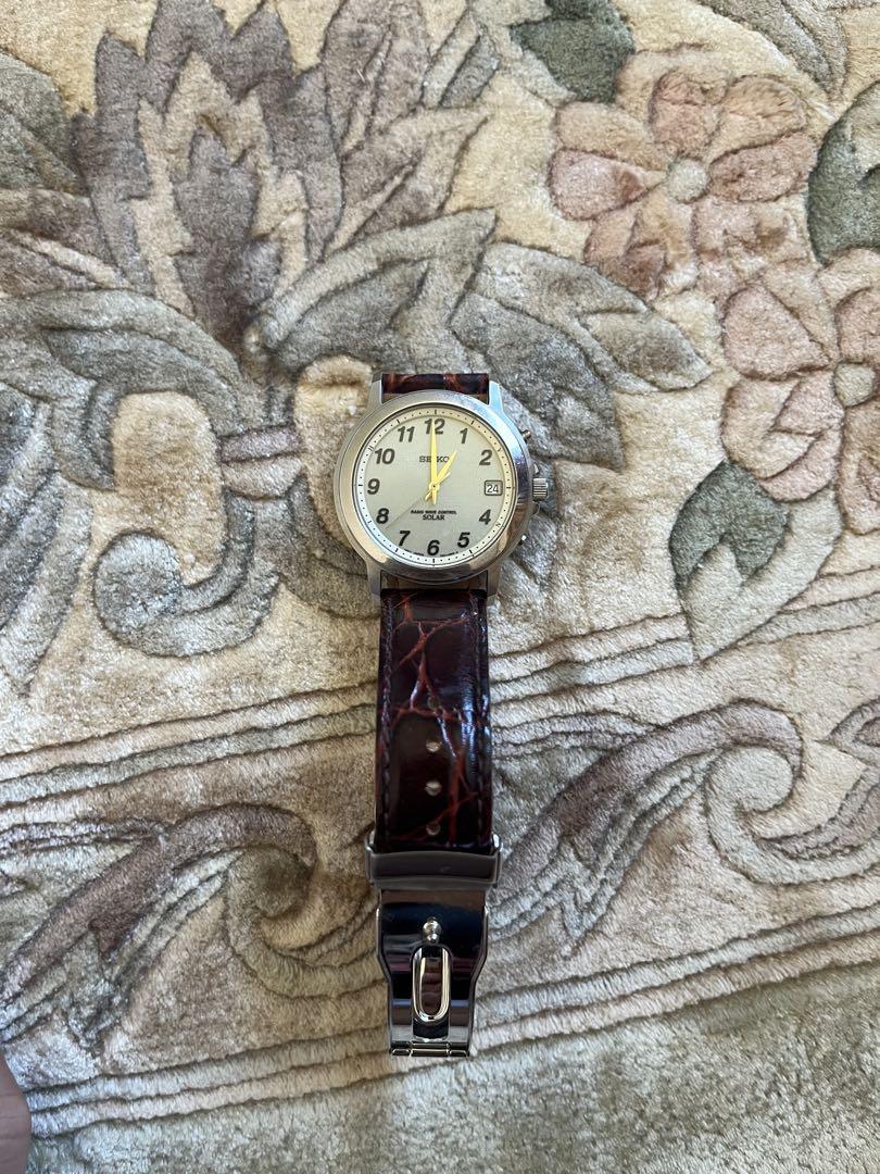 

[Б/У] Часы SEIKO с солнечной батареей и радиоконтролем