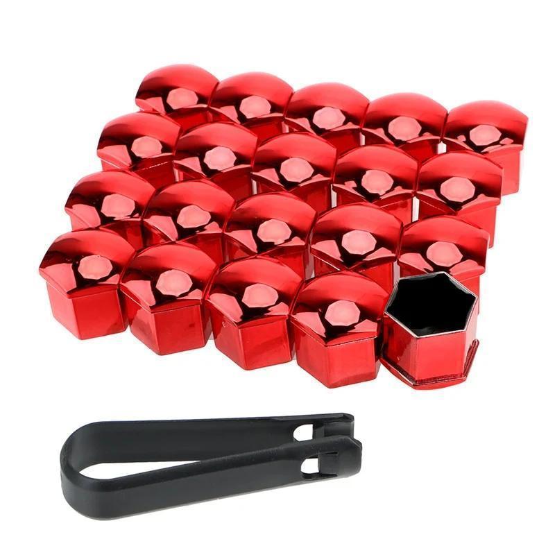 20 Pcs Screw Cover Anti-rust Bolt Rims Exterior Decoration Special Socket Protection Dust Proof 17mm Car Wheel Nut Caps Auto Hub