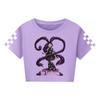 5582 Kinder Mädchen Lily Lovebraids Spiel Print Kurzarm-T-Shirt