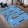 Mario Level Scene Area Rug, Mario Fan Cozy Carpet, Ideal Gift.chl