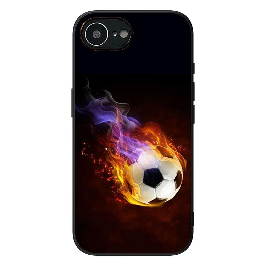 Für Samsung Galaxy A25 A37 A57 A12 A14 A31 A41 A50 A51 A70 A71 A72 A21S A04 M15 Note 20 9 8 10 Hülle Fußball Nr. 19 Football Nr. 19