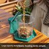 Bird Feeder Outdoor Balcony Semi-Automatic Feeder Courtyard Outdoor Hanging Waterproof Feeder For Wild Sparrows