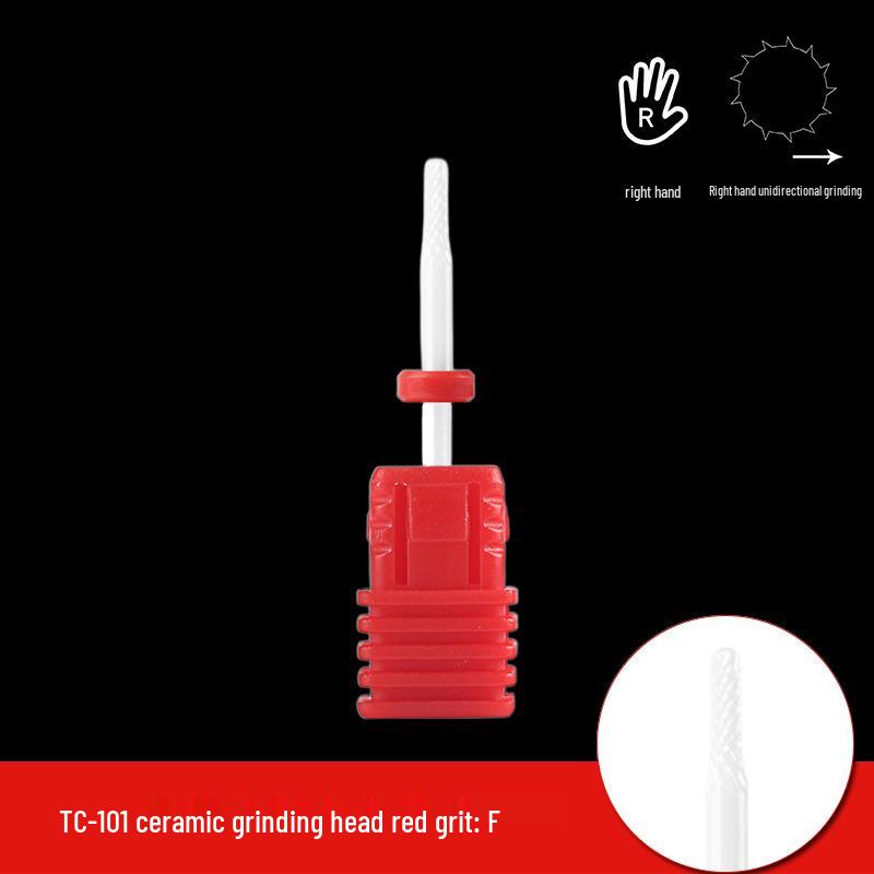 Single Bullet-Shaped Ceramic Nail Grinding Head 2.35
