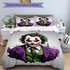 3pcs Joker Bedding Set, Soft Polyester Duvet Cover and Pillowcases Machine Washable Seasons all suitable & Guest Room Decor294