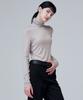 MALOUPE 5101 Wool Blend Roll Neck T-Shirt (Beige)