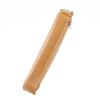 Natural Cowhide Zipper Pencil Pen Case Vintage Retro Pen Pouch Vegetable Tanned Leather Pencil Bag for School Stationery Supply